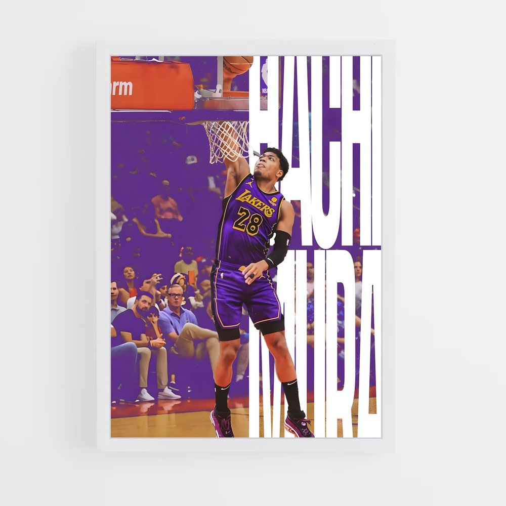 Poster Rui hachimura – affiche Basketball (vue 3)